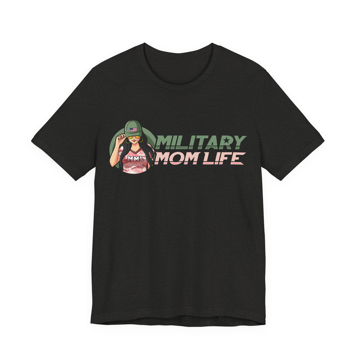 Military Mom Life T-Shirt — Graphic Tee for Proud Military Moms