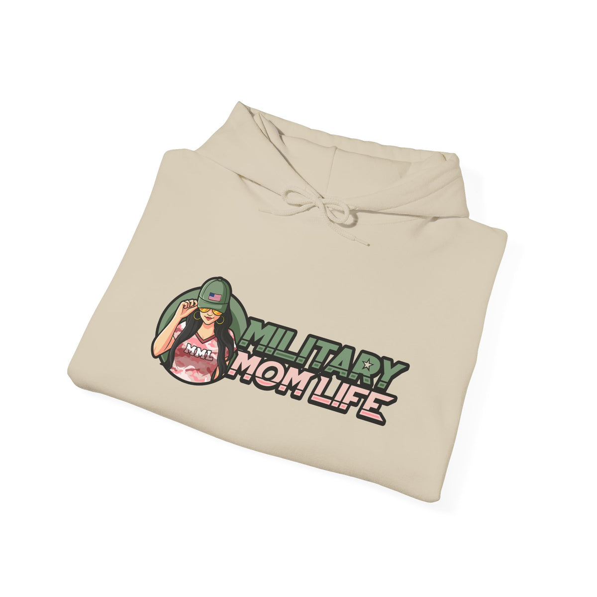 Military Mom Life Heavy Blend™ Hooded Sweatshirt