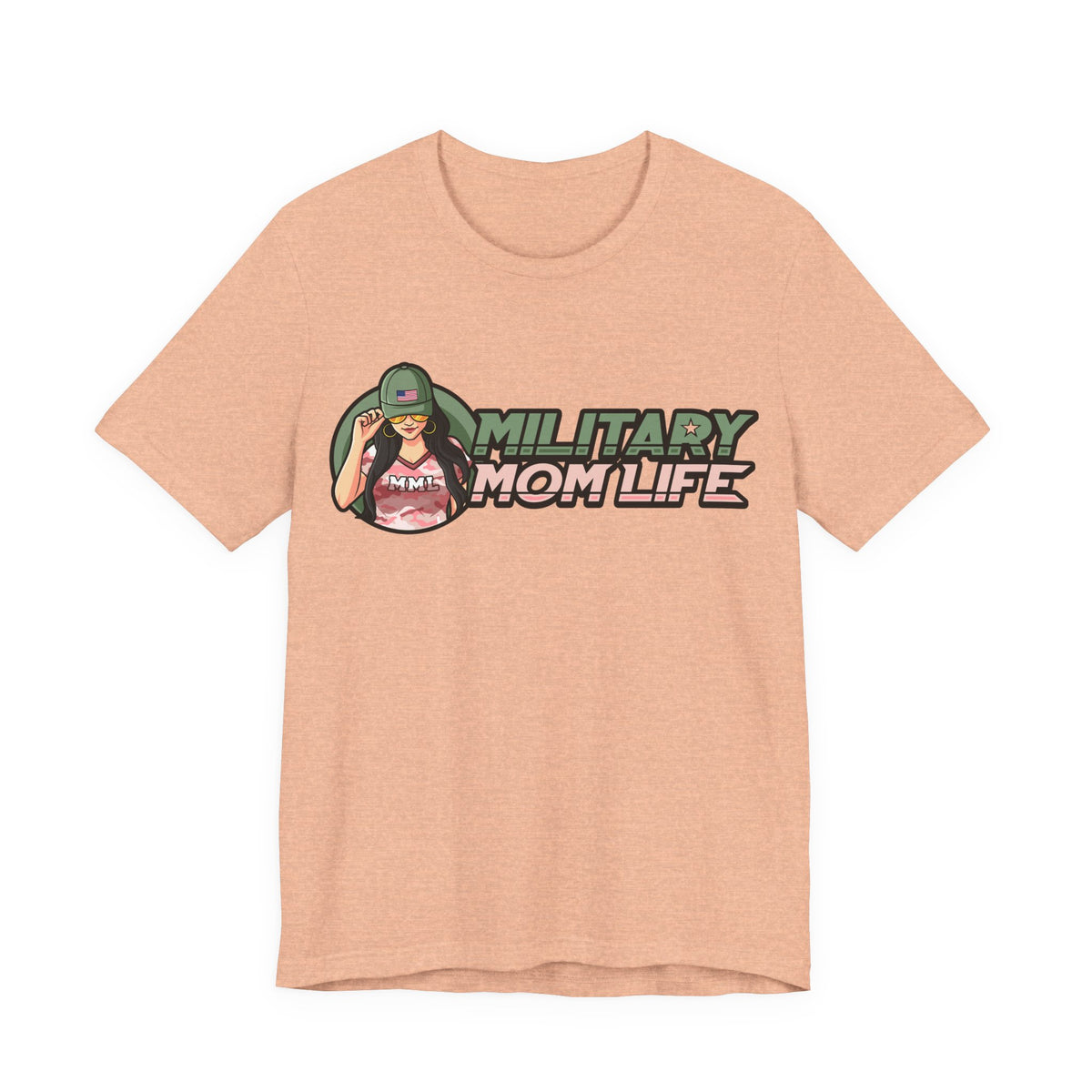 Military Mom Life T-Shirt — Graphic Tee for Proud Military Moms