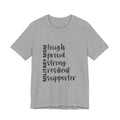 Military Mom Tee — "Tough Proud Strong Resilient Supporter"
