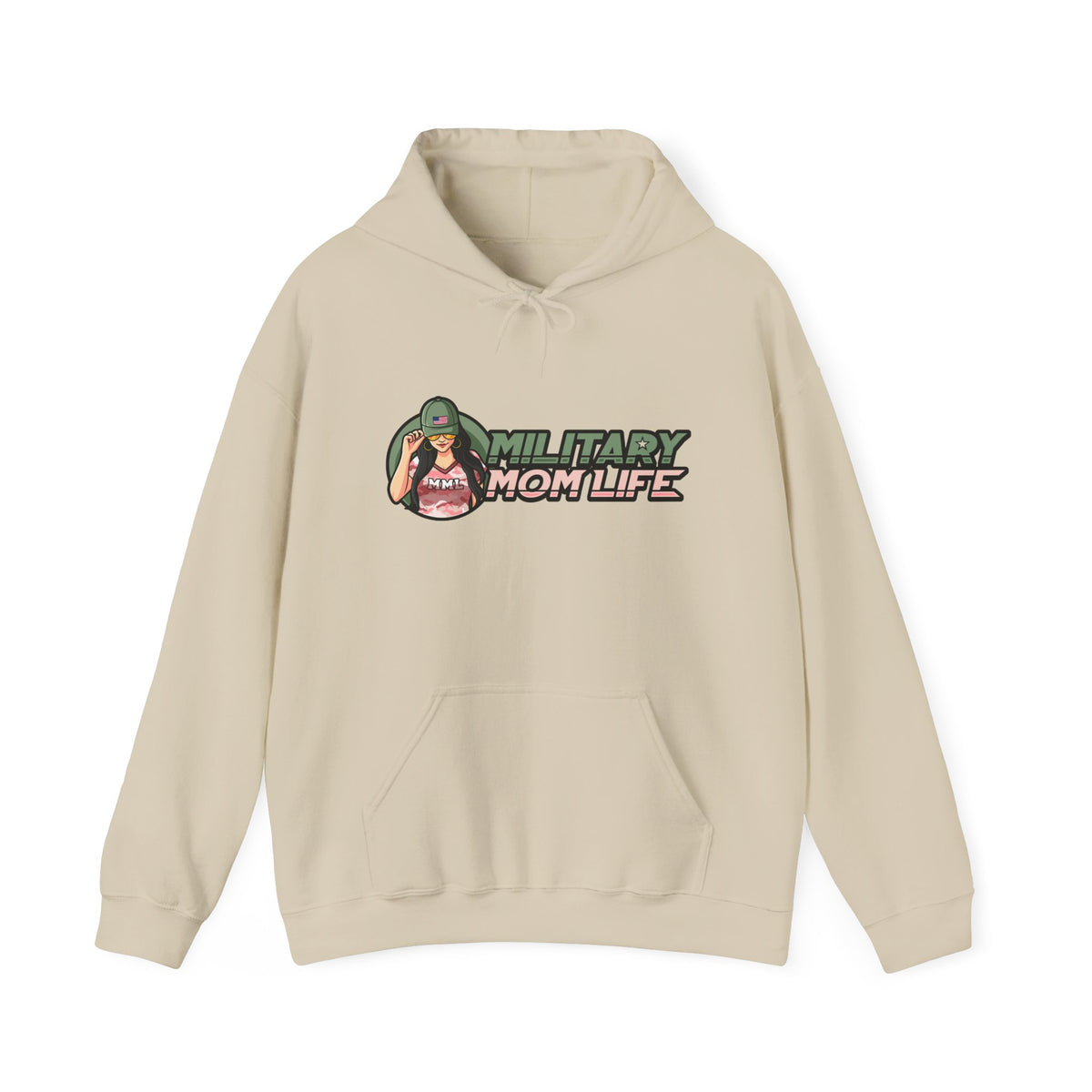 Military Mom Life Heavy Blend™ Hooded Sweatshirt