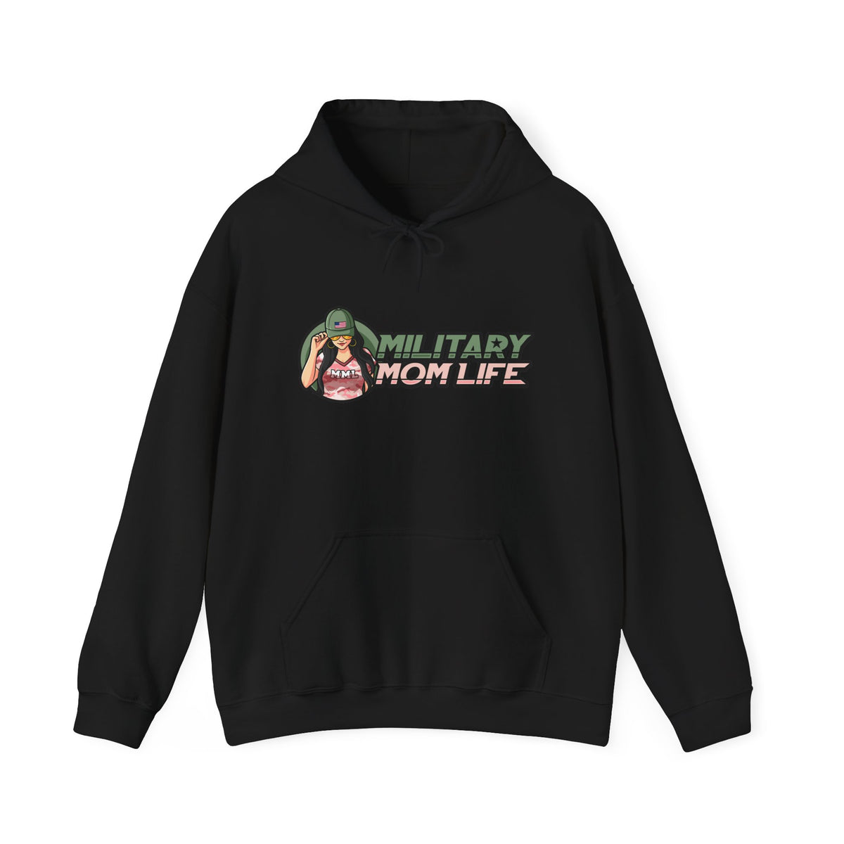 Military Mom Life Heavy Blend™ Hooded Sweatshirt
