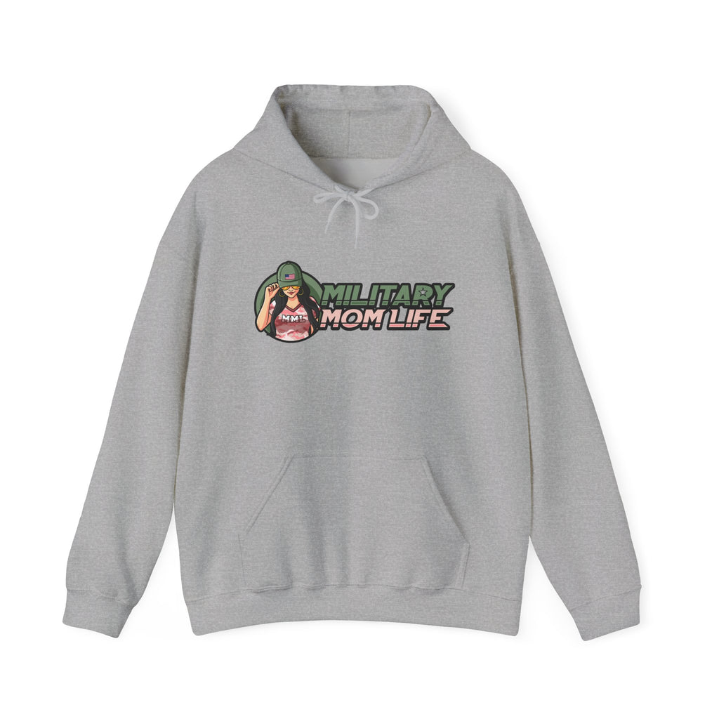 Military Mom Life Heavy Blend™ Hooded Sweatshirt