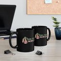 Military Mom Life Black Mug — 11oz/15oz Coffee Cup