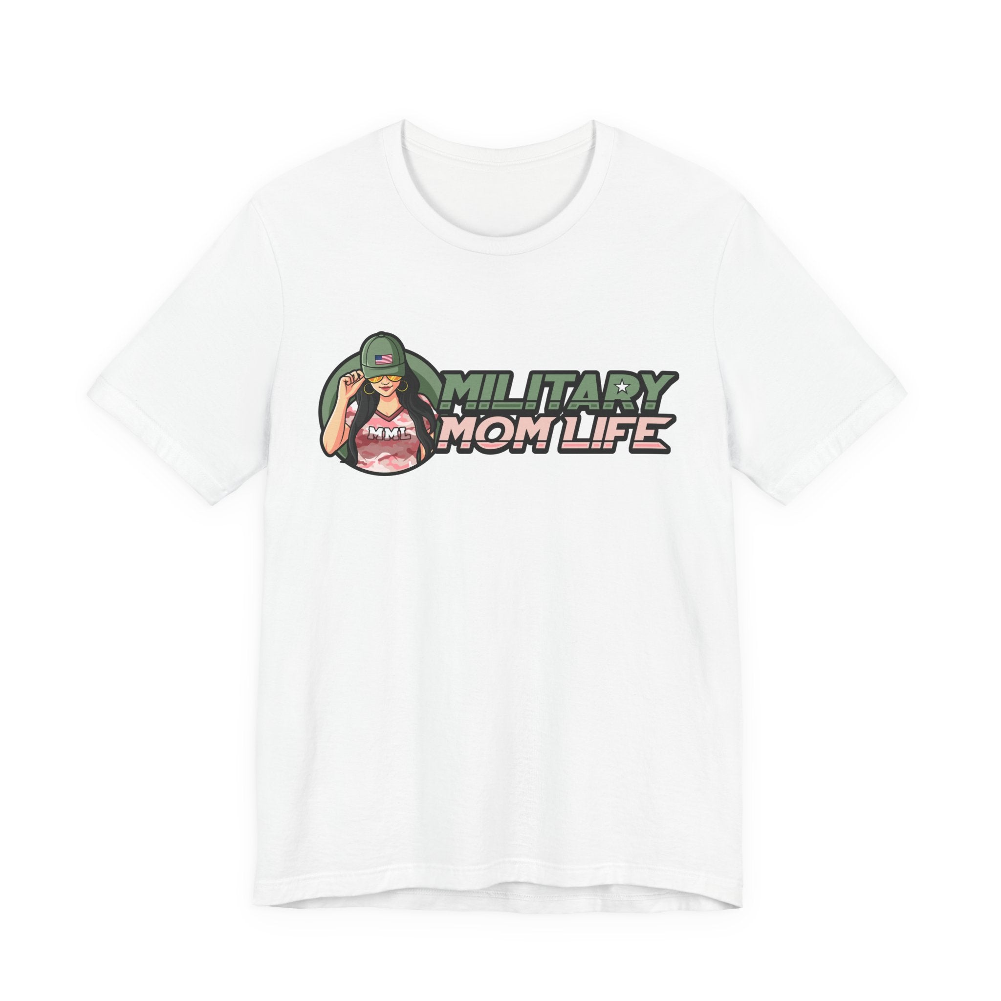 Military Mom Life T‑Shirt — Proud Military Mom Graphic Tee