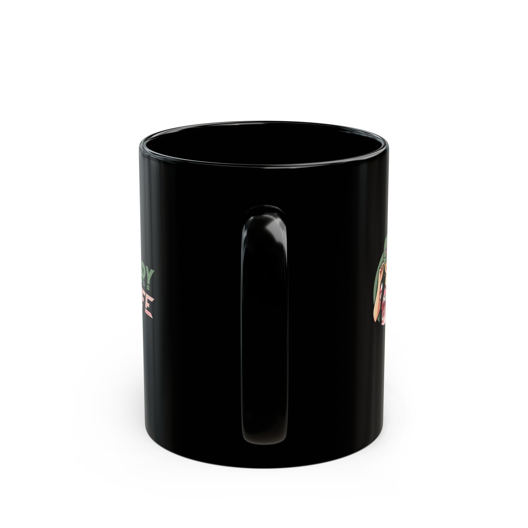 Military Mom Life Black Mug — 11oz/15oz Coffee Cup