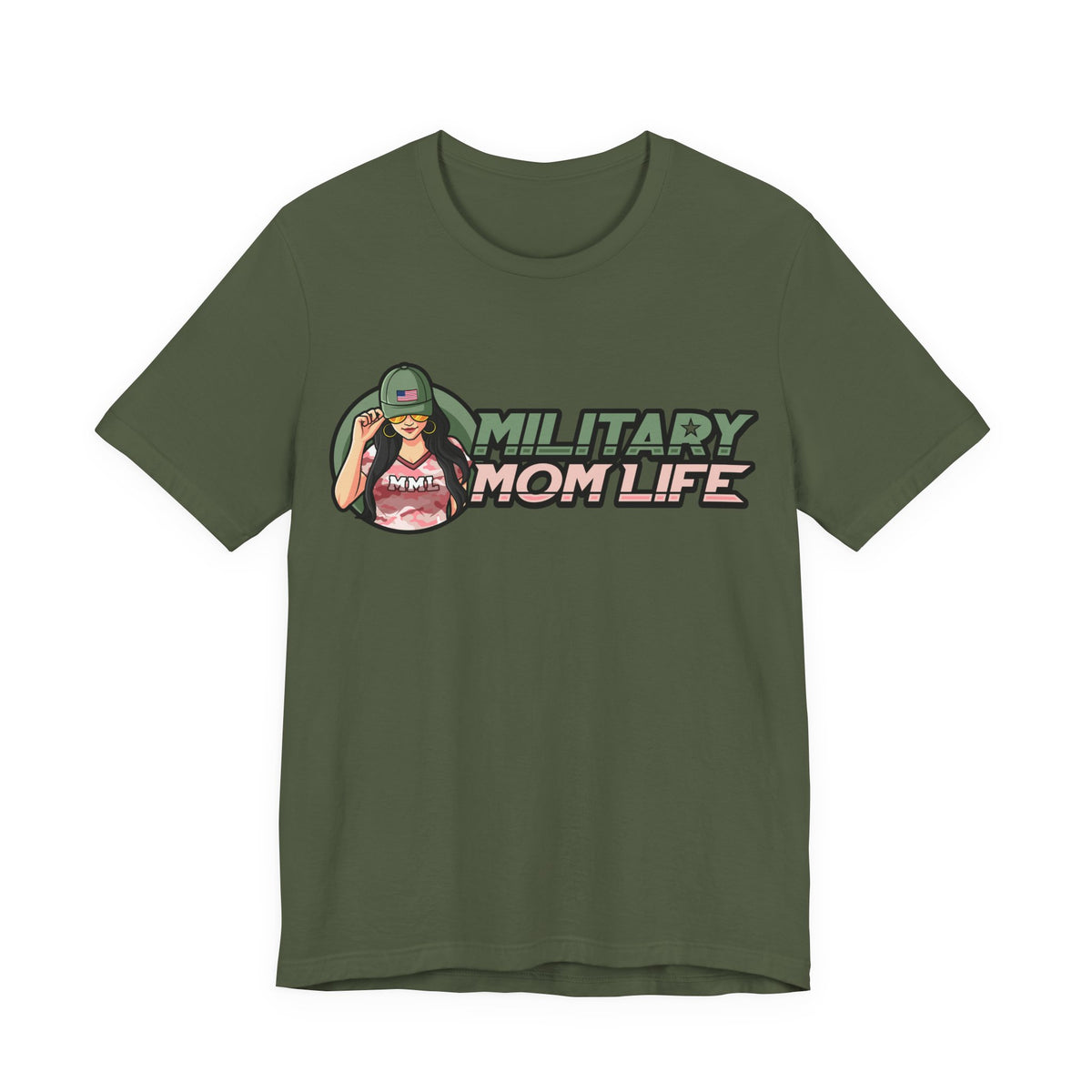 Military Mom Life T-Shirt — Graphic Tee for Proud Military Moms