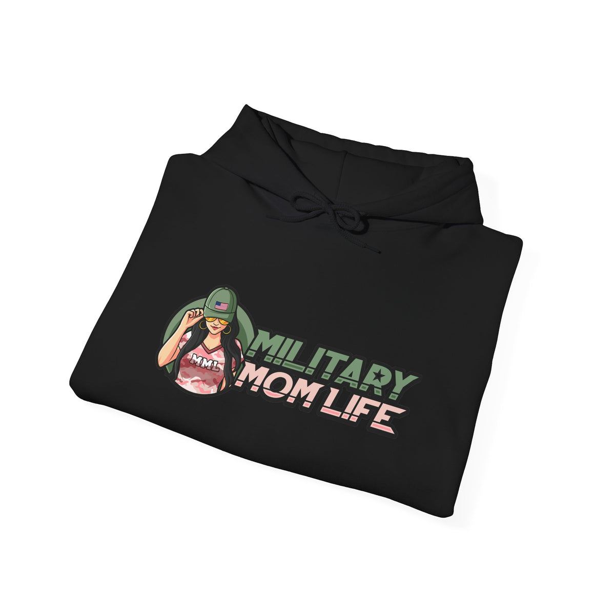 Military Mom Life Heavy Blend™ Hooded Sweatshirt