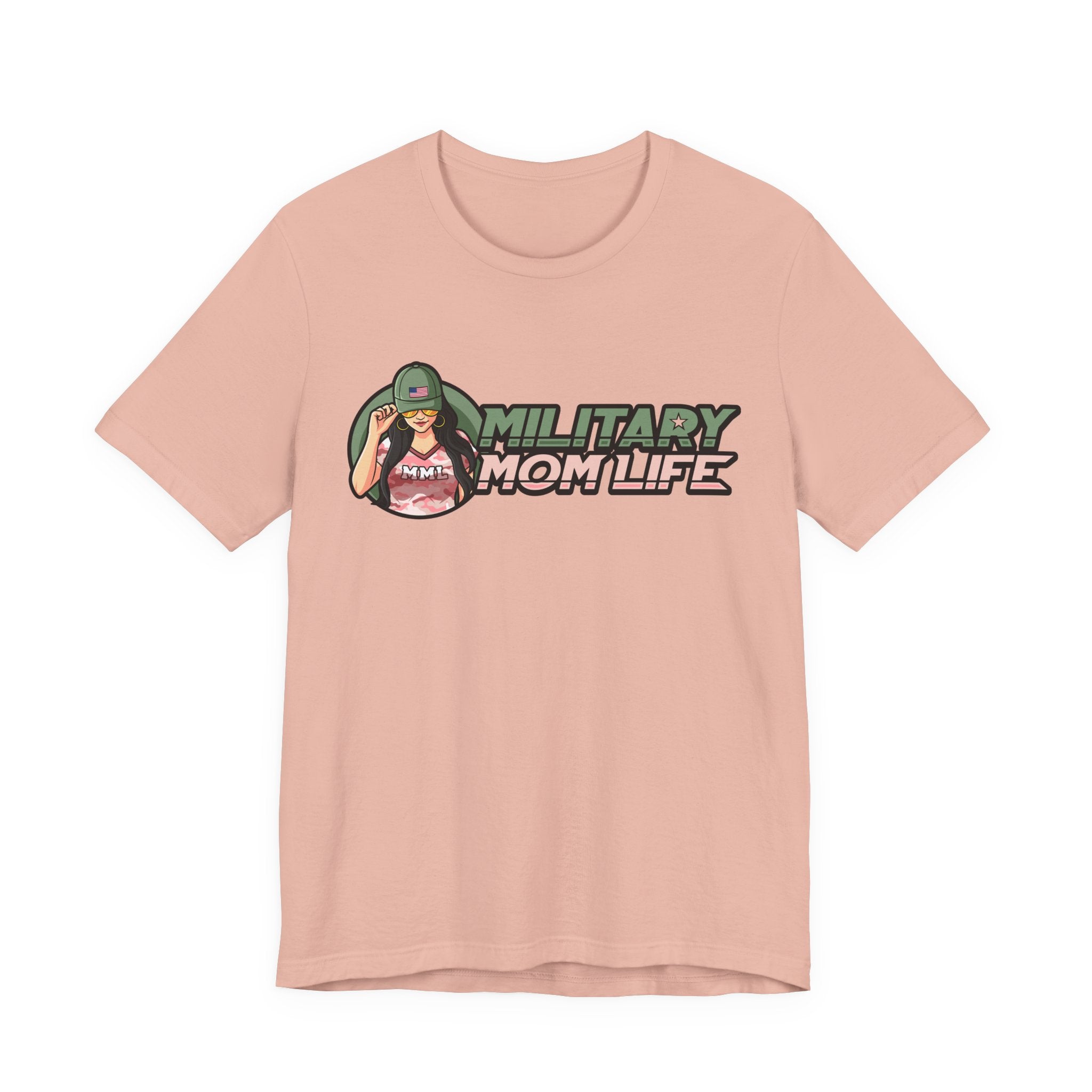 Military Mom Life T‑Shirt — Proud Military Mom Graphic Tee