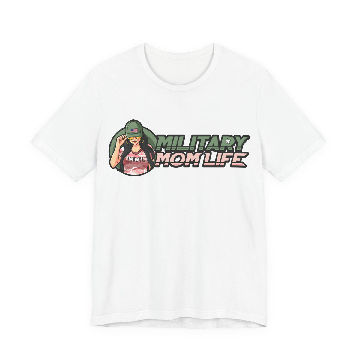 Military Mom Life T-Shirt — Graphic Tee for Proud Military Moms