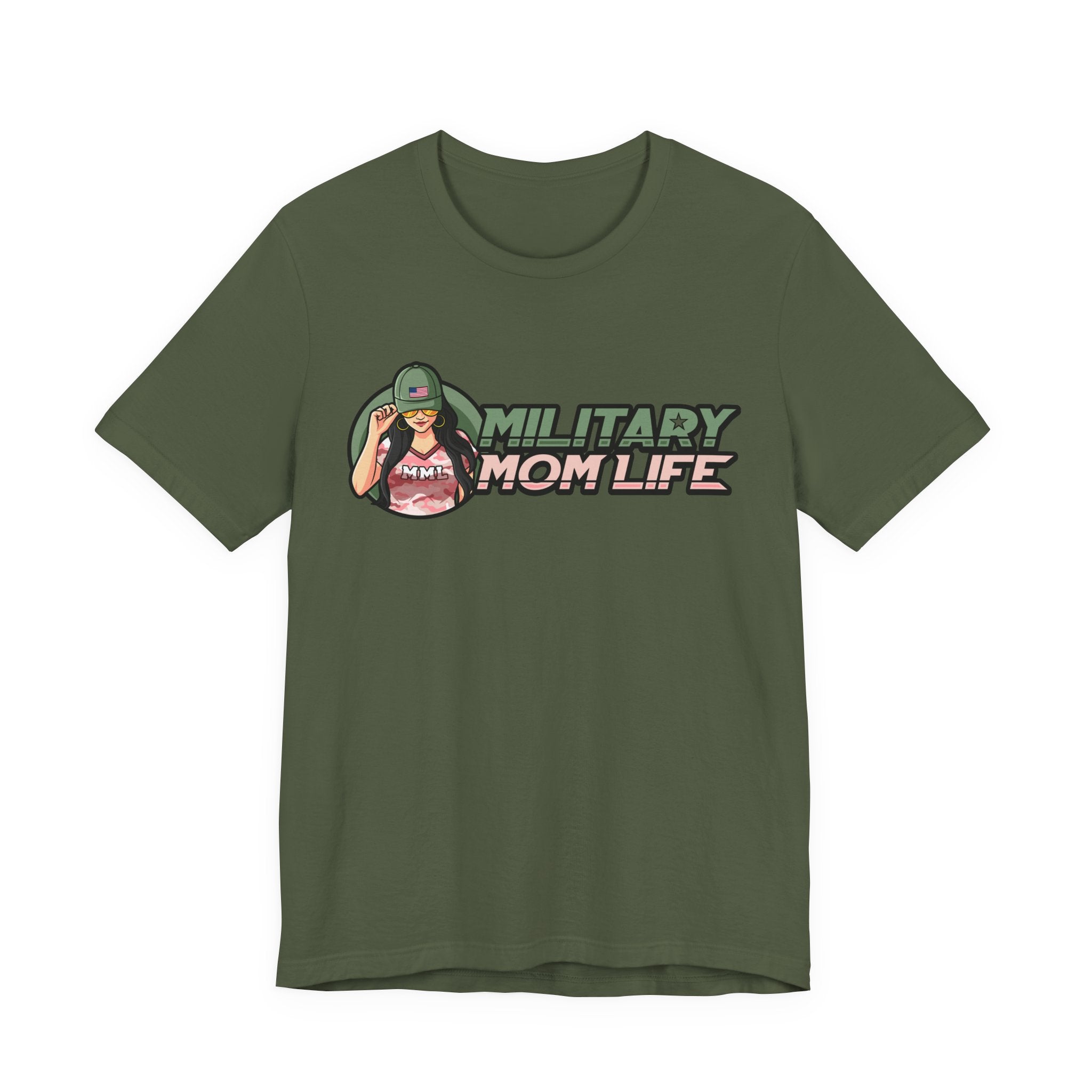 Military Mom Life T‑Shirt — Proud Military Mom Graphic Tee