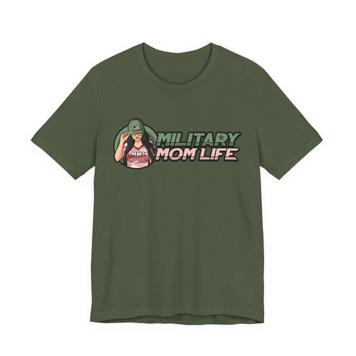 Military Mom Life T‑Shirt — Proud Military Mom Graphic Tee