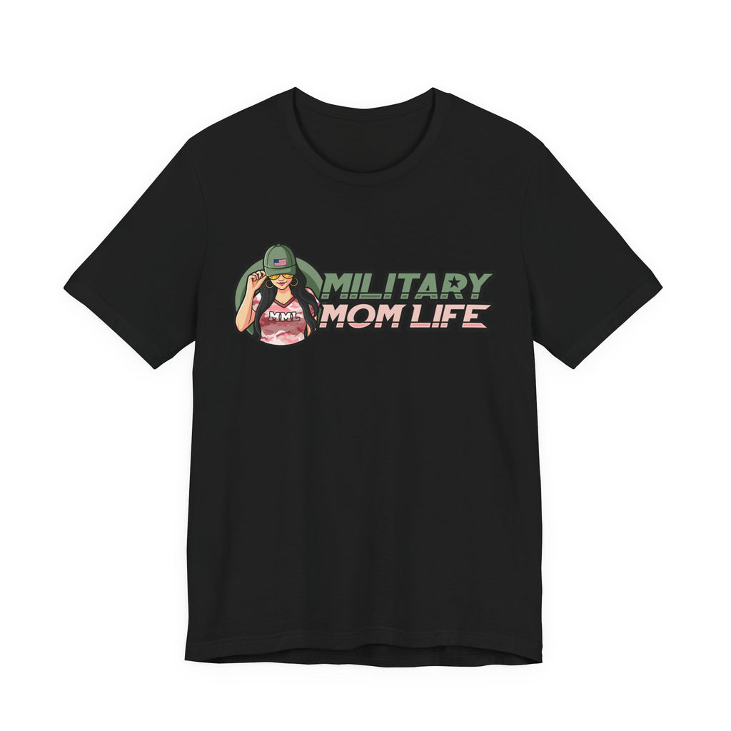 Military Mom Life T‑Shirt — Proud Military Mom Graphic Tee